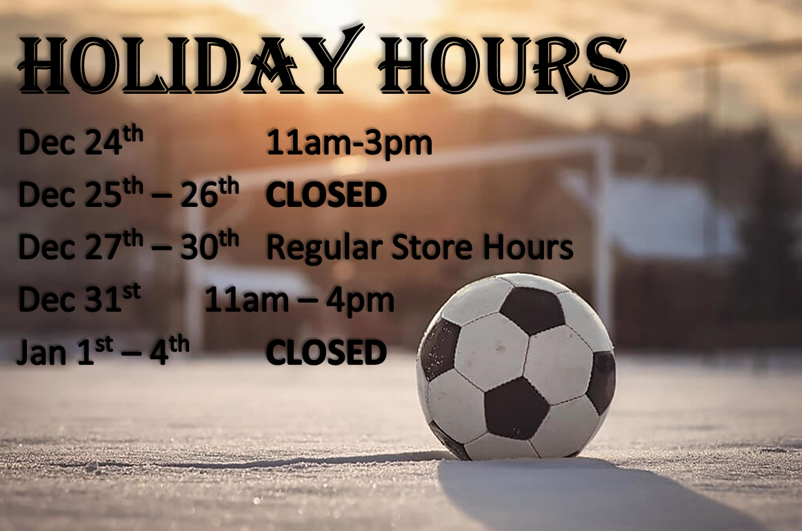 Soccer World Victoria, BC Canada Happy Holidays from the SoccerWorld